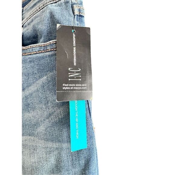 International concepts denim mid was mid rise skinny fit stretch jeans sz 2 - Picture 3 of 7